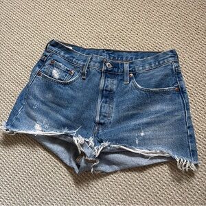 Levi's Classic 501 Blue Denim Shorts